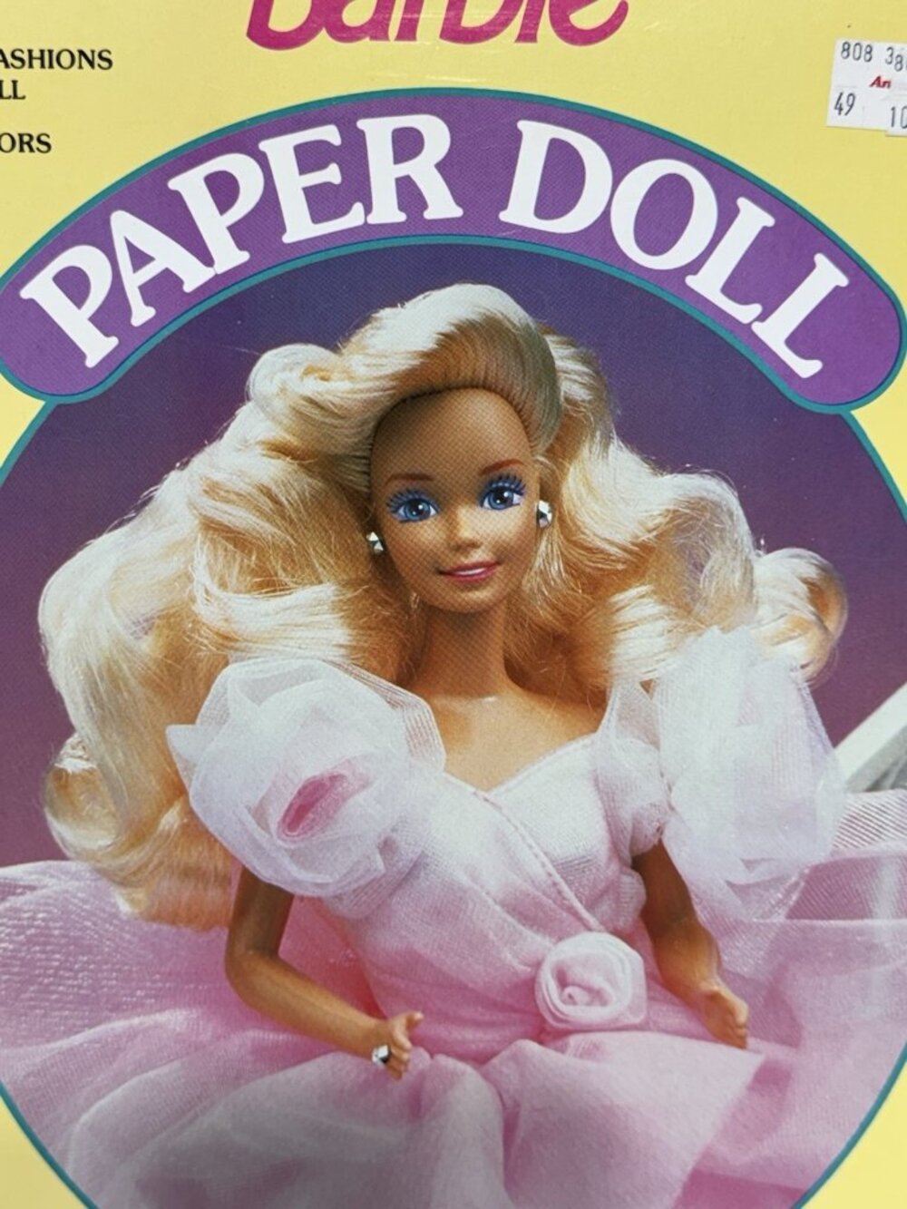 Vintage Barbie Deluxe PAPER DOLL BOOK, 1991 Golden # 1502 Mattel Uncut 90s NEW - Picture 5 of 10